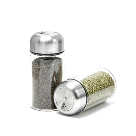 Lightweight 2 Piece Food Safe Borosilicate Spice Containers For Cross Border Import