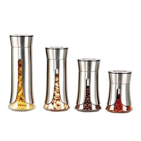 glass storage canisters, oil dispensers, food meal containers, insulated lunch bags, complete matched kitchenware line