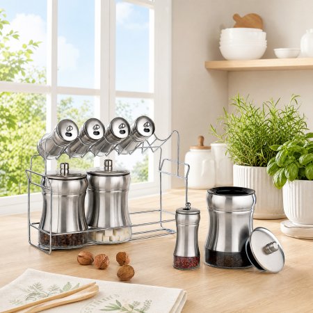 Neatly Classify All Grains & Condiments For Quick Convenient Access