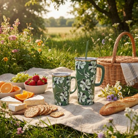 pastoral-spring-floral-pattern-two-size-handled-straw-insulated-tumbler-for-picnic-outdoor-use-AELGA