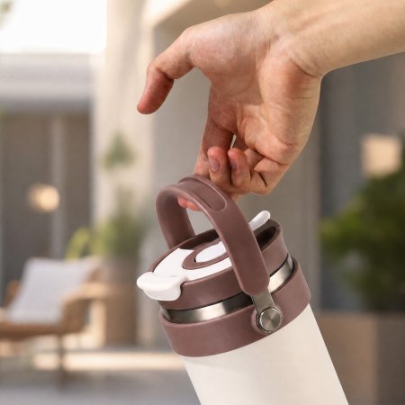 side-by-side-dual-drinking-port-flip-lid-stainless-steel-travel-tumbler-with-flexible-silicone-carry-handle-AELGA