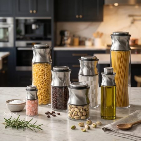 The product should withstand regular washing, regular handling, regular opening, and various kitchen settings.