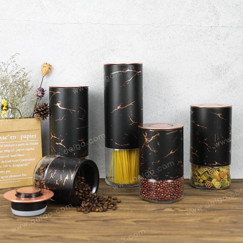 kitchen|marble|grainy|coat|storage|glass|stainless steel|containers