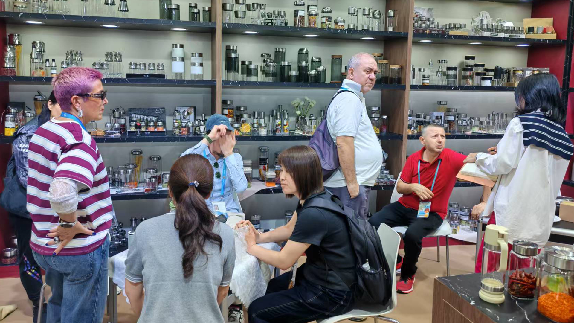 Canton Fair booth scene